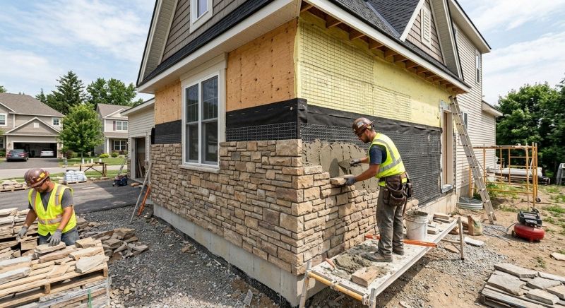 Rock Veneer Installation Service